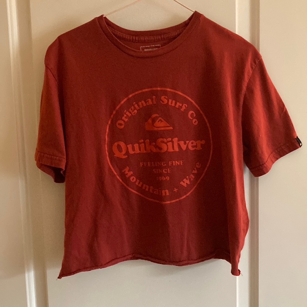 Quiksilver surf crop tee